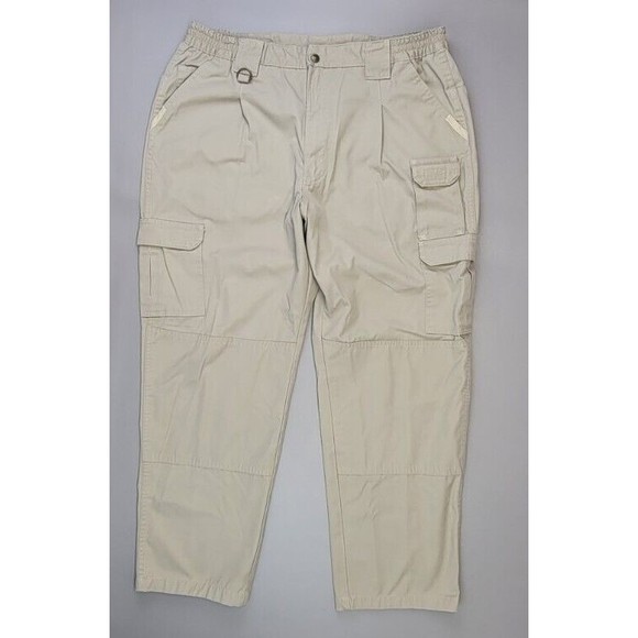 Propper Tactical Utility Pants Men's 42x32‎ Beige Khaki Cargo Pockets - Picture 1 of 16